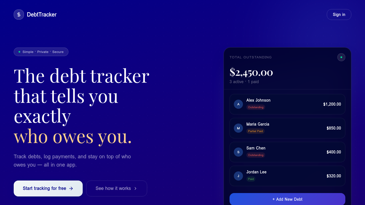 DebtTracker